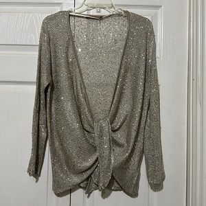 Sequin Sweater size L